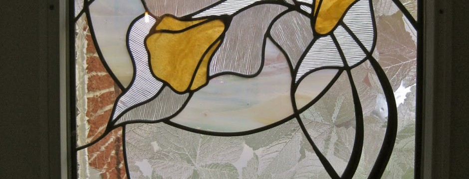 Stained glass | Door panel detail, by Melanie Kidd